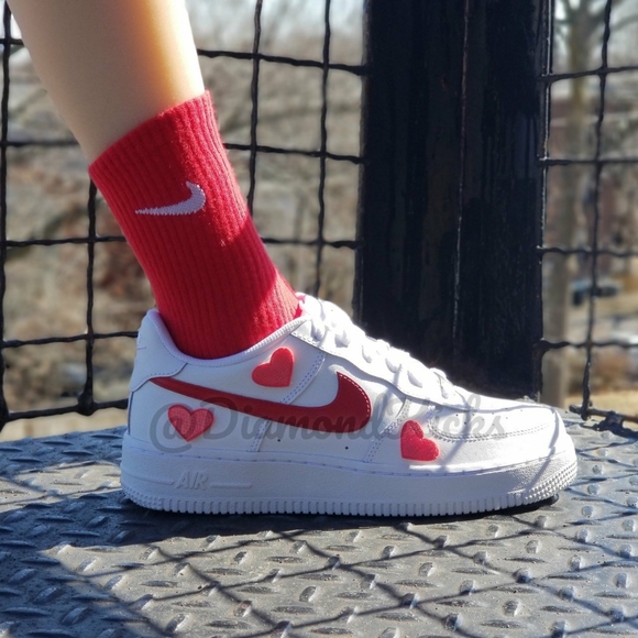 Nike Air Force 1 Custom Hearts - Picture 7 of 7